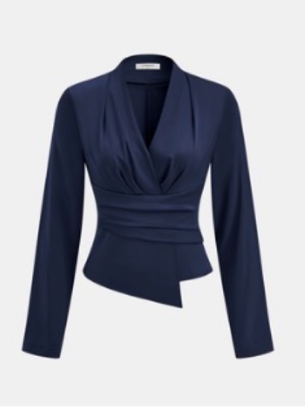 NWT Commense Navy Asymmetrical Top